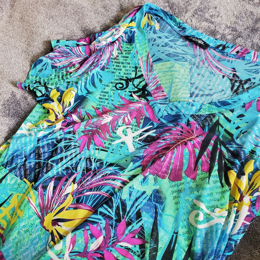 Tropical Print Top